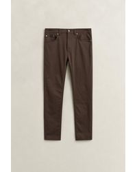 GANT - Slim Fit Twill Jeans - Lyst