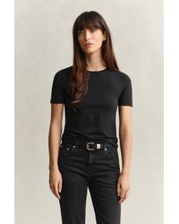 GANT - Light Cotton T-Shirt - Lyst