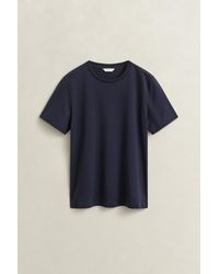 GANT - Pima Cotton T-Shirt Evening - Lyst