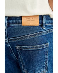 GANT - Teens Teen Boys Straight Fit Jeans - Lyst