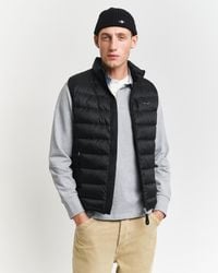 GANT - Light Down Gilet - Lyst