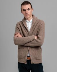gant neps shawl cardigan