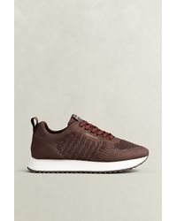 GANT - Bevinda Knit Sneakers Dark - Lyst