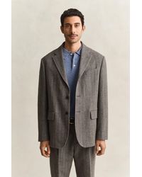 GANT - Pinstriped Suit Jacket - Lyst