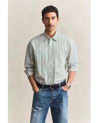 GANT - Dobby Striped Shirt - Lyst