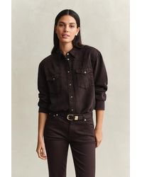 GANT - Denim Twill Ranger Shirt Deep - Lyst
