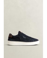 GANT - Mcjulien Suede Sneakers Marine - Lyst