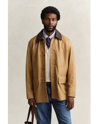 GANT - Leather Decker Jacket Warm - Lyst