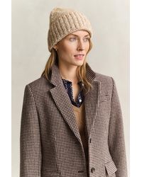 GANT - Mouline Wool Blend Beanie - Lyst