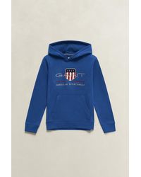GANT - Teens Archive Shield Hoodie - Lyst