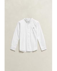 GANT - Teens Teen Boys Linen Blend Shirt - Lyst