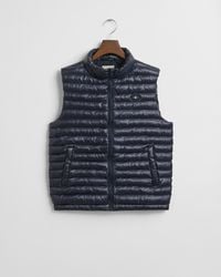 GANT - Teens Teens Shiny Lightweight Padded Vest - Lyst