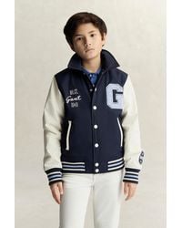 GANT - Teens Teen Boys Varsity Jacket Evening - Lyst