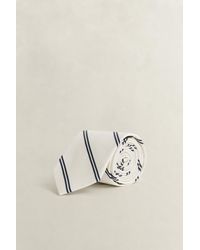 GANT - Striped Tie Cream - Lyst