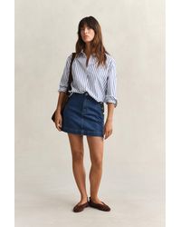 GANT - Denim Mini Skirt Mid - Lyst