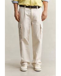 GANT - Herringbone Cargo Pants - Lyst