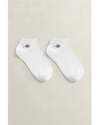 GANT - 2-Pack Shield Ankle Socks - Lyst