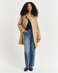 GANT - Cotton Trench Coat - Lyst