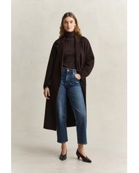 GANT - Handstitched Belted Coat Deep - Lyst