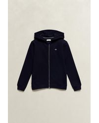 GANT - Teens Shield Zip Hoodie Evening - Lyst