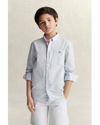 GANT - Teens Teen Boys Shield Poplin Shirt - Lyst