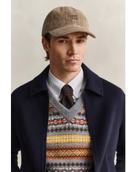 GANT - Corduroy Cap Light Taupe - Lyst