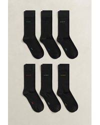 GANT - Soft Cotton Socks 6-Pack - Lyst