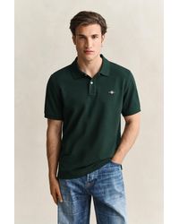 GANT - Classic Regular Polo Shirt Tartan - Lyst