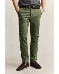 GANT - Slim Fit Smart Chinos - Lyst