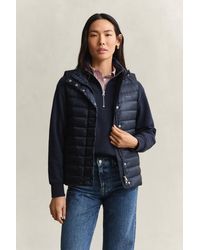 GANT - Light Down Vest - Lyst