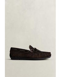 GANT - Wilmon Suede Loafers Dark - Lyst