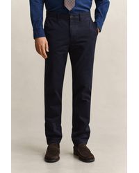 GANT - Slim Smart Chinos Evening - Lyst