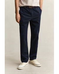 GANT - Regular Fit Classic Chinos Evening - Lyst