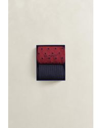 GANT - 2-Pack Dotted & Ribbed Socks Gift Box Plumped - Lyst