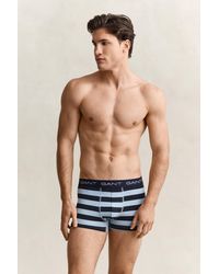 GANT - 3-Pack Striped Trunks - Lyst