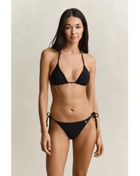GANT - Side Tie Bikini Bottoms - Lyst