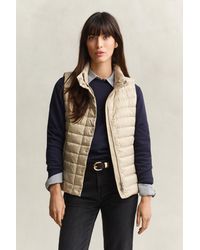 GANT - Light Down Vest - Lyst