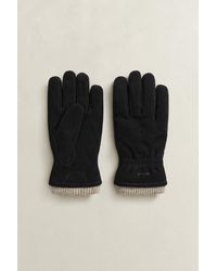 GANT - Nubuck Gloves - Lyst