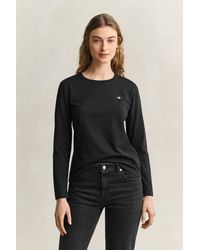 GANT - Shield Long Sleeve T-Shirt - Lyst