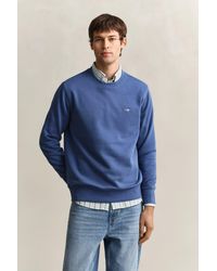 GANT - Shield Crew Neck Sweatshirt - Lyst
