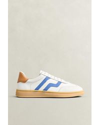 GANT - Cuzmo Leather Sneakers Cream - Lyst