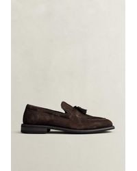 GANT - Lozham Suede Loafers Dark - Lyst