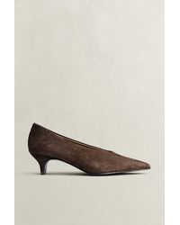 GANT - Tillbye Pointed Suede Heels Weathered - Lyst