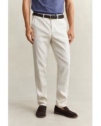 GANT - Linen Blend Chinos - Lyst