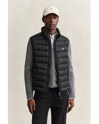 GANT - Light Down Vest - Lyst