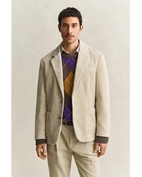 GANT - Corduroy Suit Jacket - Lyst