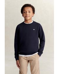 GANT - Teens Shield Sweatshirt Evening - Lyst
