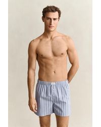 GANT - 2-Pack Striped Boxer Shorts - Lyst