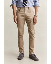 GANT - Slim Fit Desert Jeans Dark - Lyst