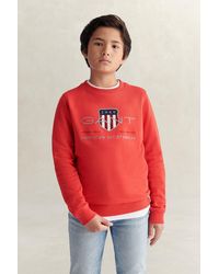 GANT - Teens Archive Shield Sweatshirt - Lyst
